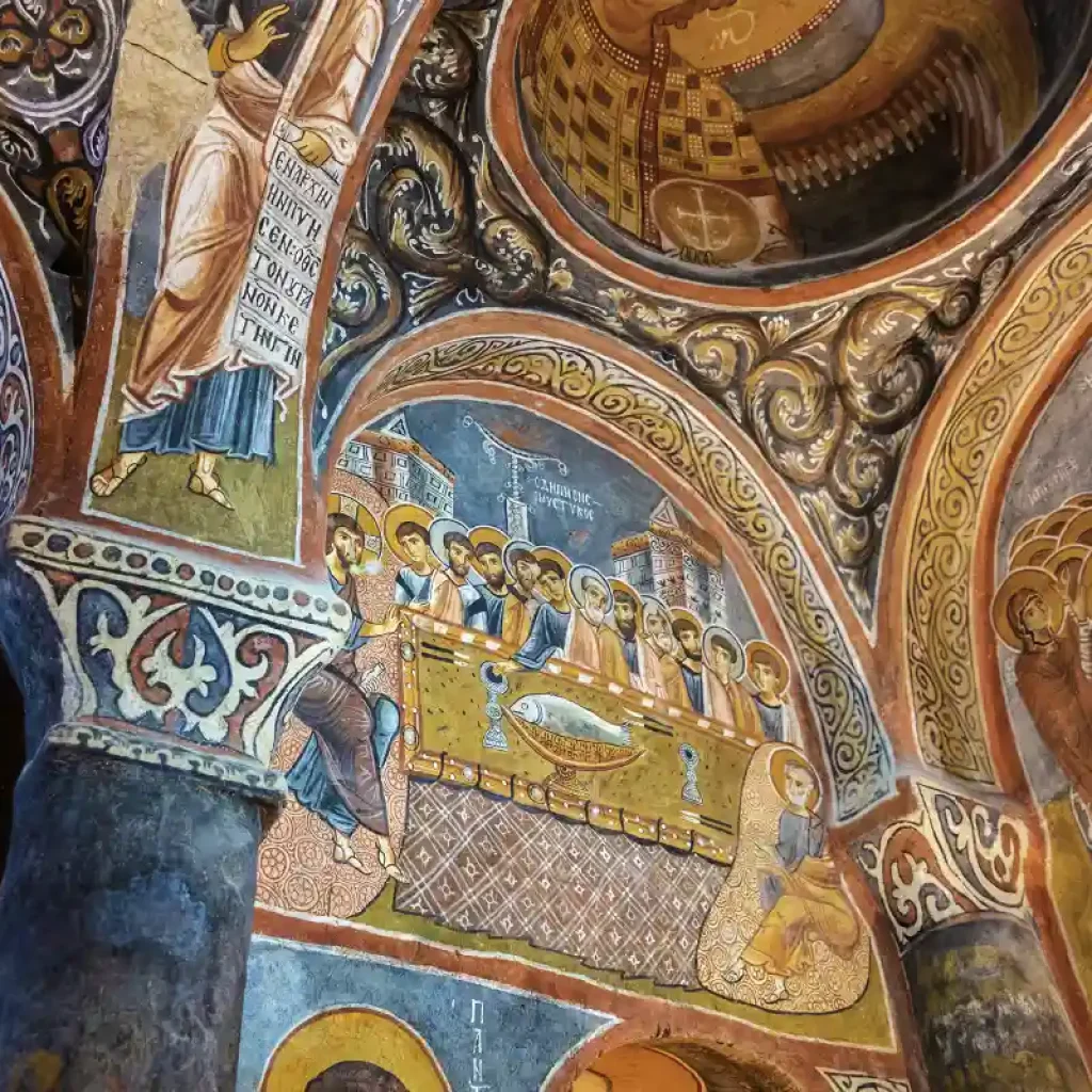 Goreme Open Museum Dark Church Detail