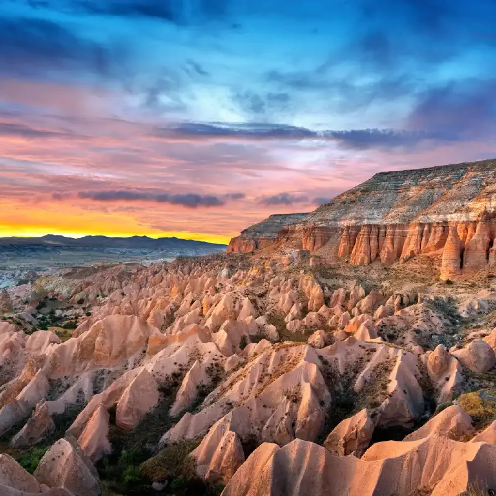 Red Valley during sunset